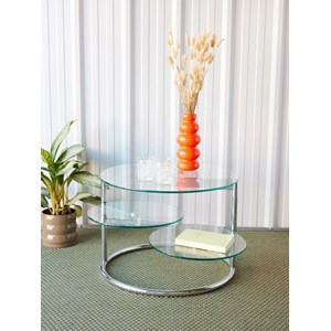 Donna, la table basse en verre n°910