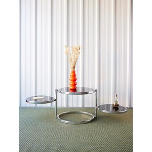 Donna, la table basse en chrome n°908