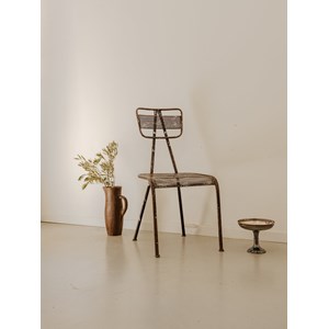 Alma, la chaise en métal perforé n°1447