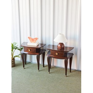 Paire de chevets art déco en acajou n°1292