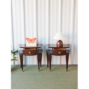 Paire de chevets art déco en acajou n°1292