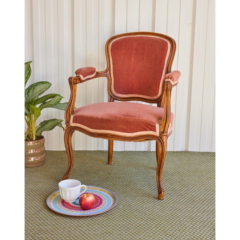 Debongout - Fauteuil bergère en bois n°876