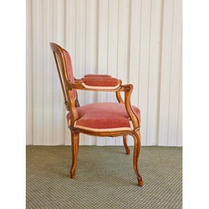 Fauteuil bergère en bois n°876