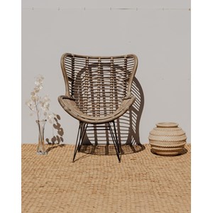 Ernest, le fauteuil en osier n°871