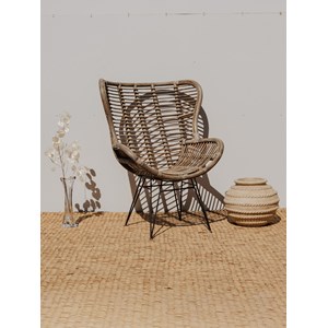 Ernest, le fauteuil en osier n°871