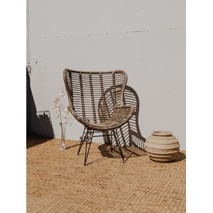 Ernest, le fauteuil en osier n°871