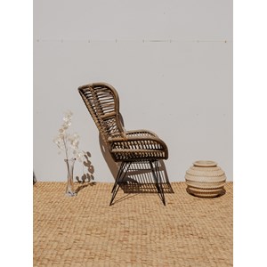 Ernest, le fauteuil en osier n°871