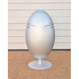Poubelle design en plastique recyclé n°690