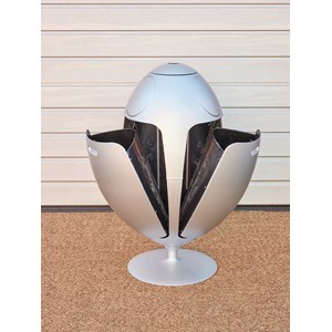 Poubelle design en plastique recyclé n°690