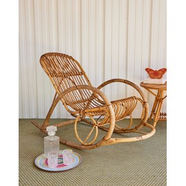 Alibert, le rocking-chair en rotin n°76