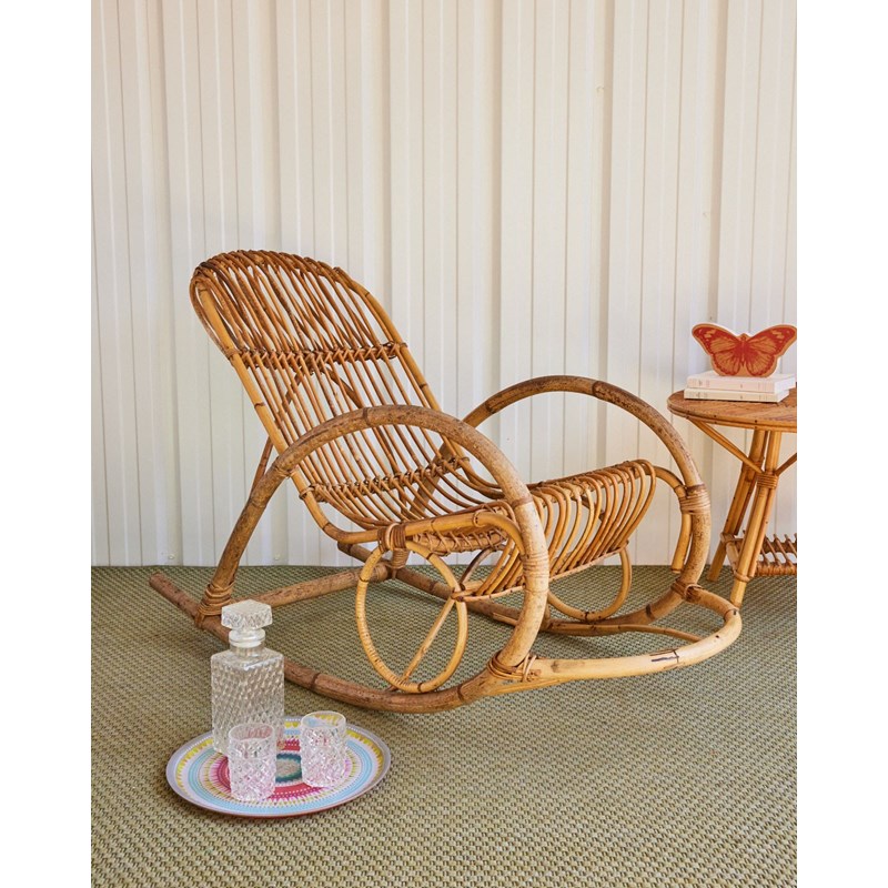 Alibert, le rocking-chair en rotin n°76