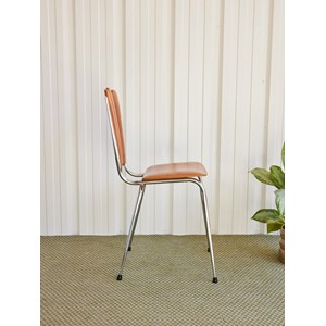 Alma, la paire de chaise en skaï n°1445