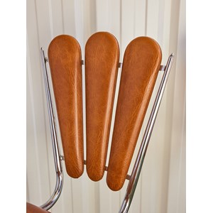 Alma, la paire de chaise en skaï n°1445