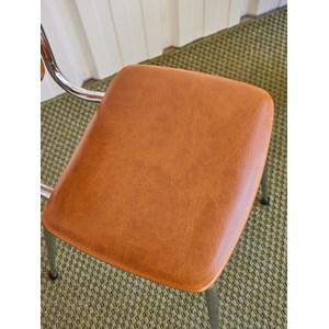 Alma, la paire de chaise en skaï n°1445