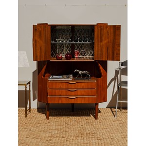 Grand buffet d'angle en bois n°876