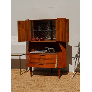 Grand buffet d'angle en bois n°876