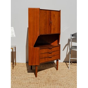 Grand buffet d'angle en bois n°876