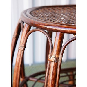 Léonie, la table basse en rotin n°874