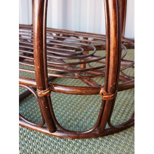 Léonie, la table basse en rotin n°874