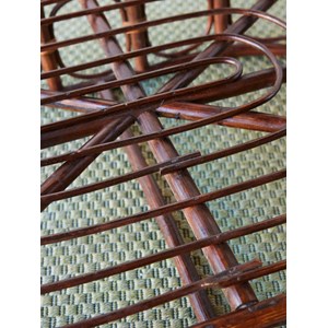 Léonie, la table basse en rotin n°874