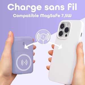 T'nb - batterie externe agsafe 5000 mah - modèle flower