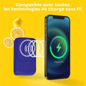 T'nb - batterie externe agsafe 5000 mah - modèle lemon