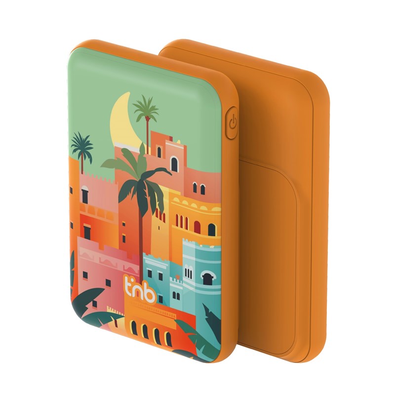 T'nb - batterie externe agsafe 5000 mah - modèle marrakech