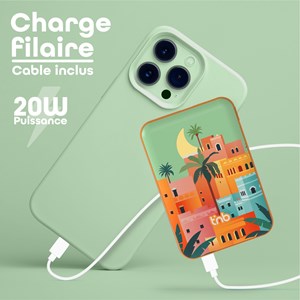 T'nb - batterie externe agsafe 5000 mah - modèle marrakech