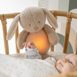 Peluche veilleuse sleepy teddy lapin beige