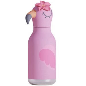 Gourde isotherme bestie flamant rose (460 ml)
