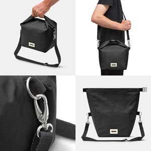 Large lunch bag isotherme- noir-10l-étanche-eco-responsible