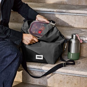 Large lunch bag isotherme- noir-10l-étanche-eco-responsible
