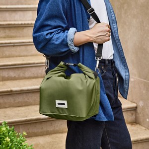 Large lunch bag isotherme- olive-10l-étanche-eco-responsible