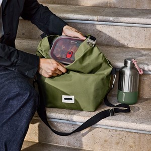 Large lunch bag isotherme- olive-10l-étanche-eco-responsible