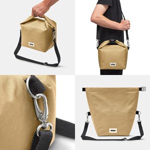Large lunch bag isotherme- beige-10l-étanche-eco-responsible
