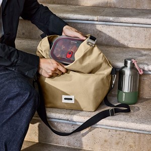 Large lunch bag isotherme- beige-10l-étanche-eco-responsible