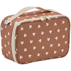 Lunch bag isotherme cœurs beige