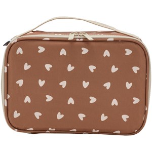 Lunch bag isotherme cœurs beige