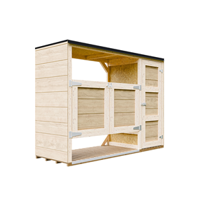 Abri de jardin pour poubelles, cache poubelle extérieur 2x240l beige