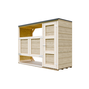 Abri de jardin pour poubelles, cache poubelle extérieur 2x240l beige