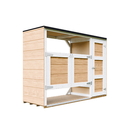 Abri de jardin pour poubelles, cache poubelle extérieur 2x240l jaune