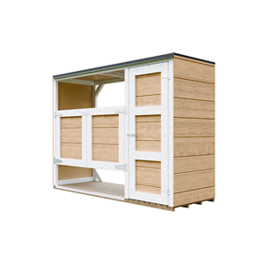 Abri de jardin pour poubelles, cache poubelle extérieur 2x240l jaune