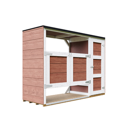 Abri de jardin pour poubelles, cache poubelle extérieur 2x240l rouge