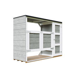 Abri de jardin pour poubelles, cache poubelle extérieur 2x240l gris