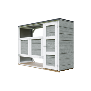 Abri de jardin pour poubelles, cache poubelle extérieur 2x240l gris
