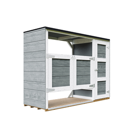 Abri de jardin pour poubelles, cache poubelle extérieur 2x240l gris