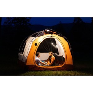 Guirlande biolite 5,5m blanc chaud rechargeable solaire & usb-c - bivouac