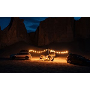 Guirlande biolite 13m rgb rechargeable solaire & usb-c - bivouac