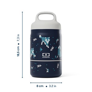 Lunch box isotherme enfant 500ml loup
