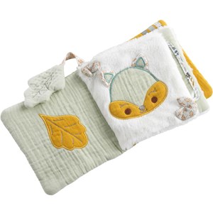 Livre d'éveil en tissu daim promenons-nous